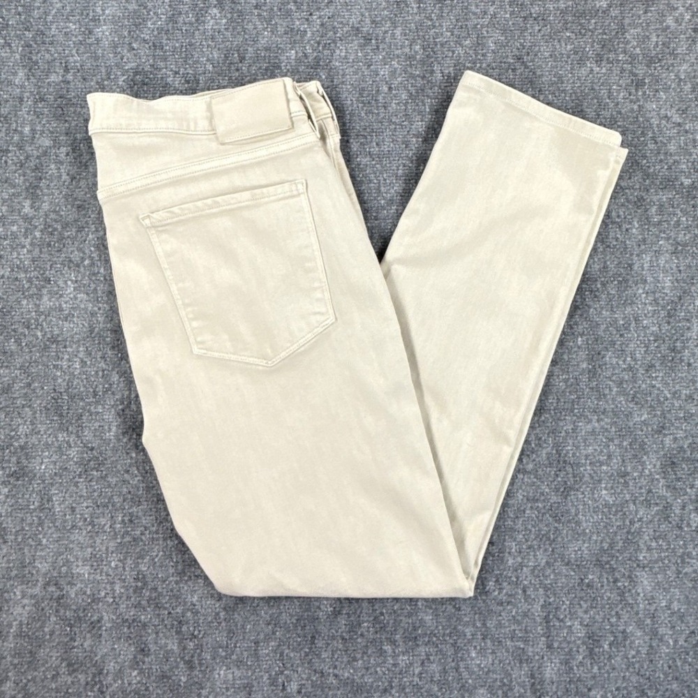 PAIGE Lennox Jeans Mens 36 Vintage Biscotti Slim Fit Transcend Stretch Beige